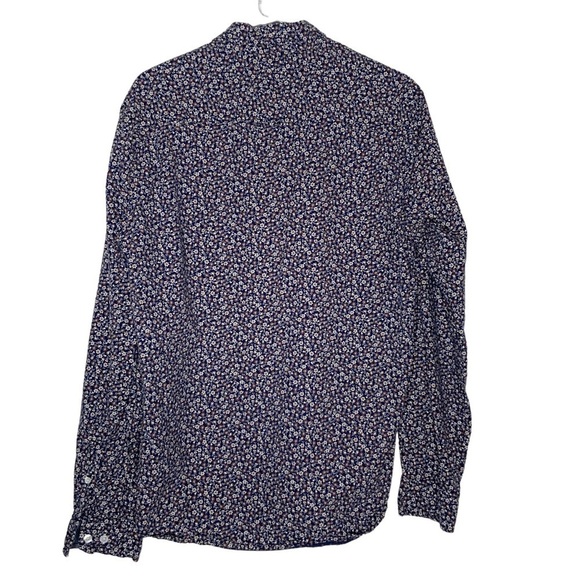 Mbx front buttoned down floral shirt. Size M - Picture 3 of 6